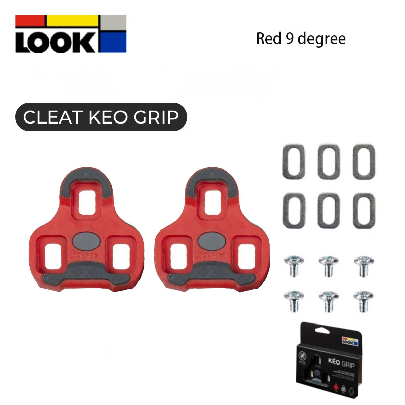 Look keo klamper spd-sl look pedal cykelsko klamper selvlåsende pedal anti-slip klamper kompatibel look keo landevejscykel cykling: Klar