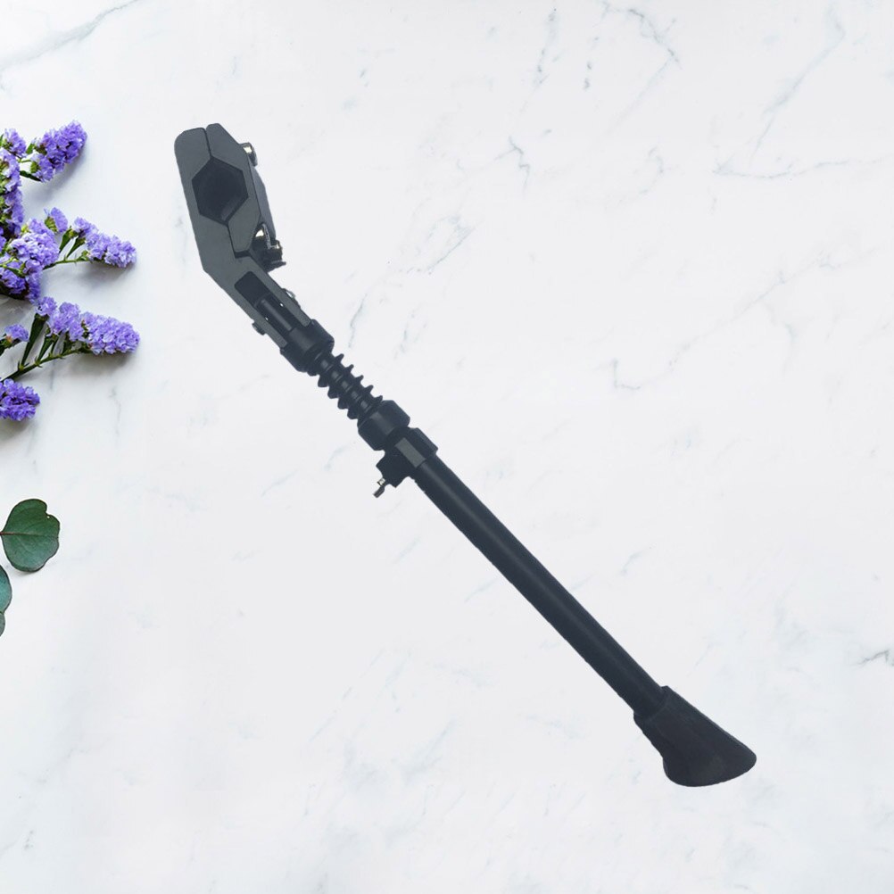 Bike Kickstand Single Side Stand Folding Stand Support Rear Mount Black: Default Title