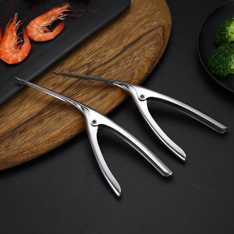 Shrimp Peeler 304 Stainless Steel Prawn Peeler Shrimp Deveiner Peel Device Kitchen Tools