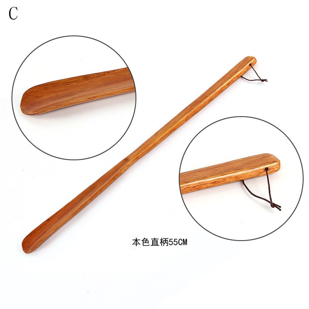 craft Wooden Shoe Horn Wooden Long Handle Shoe Horn Lifter Shoehorn: C