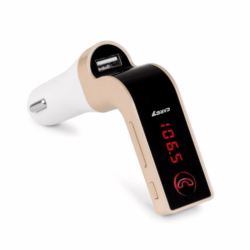 4-in-1 Hände Freies Drahtlose Bluetooth FM Sender G7 AUX Modulator Auto Bausatz MP3 Spieler SD USB LCD Auto Zubehör: B