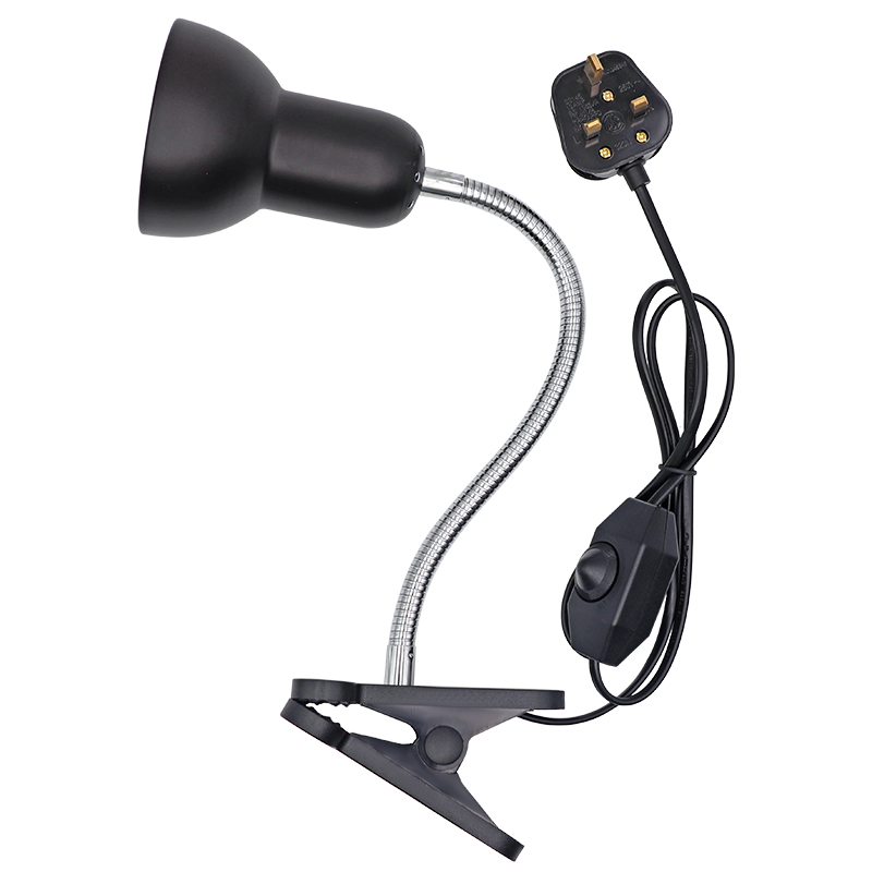 impostato portalampada per rettili UVA + UVB 3.0 con termometro a clip, igrometro, lucertola, tartaruga, tartarugatura, lampadina riscaldante 220V: marrone scuro