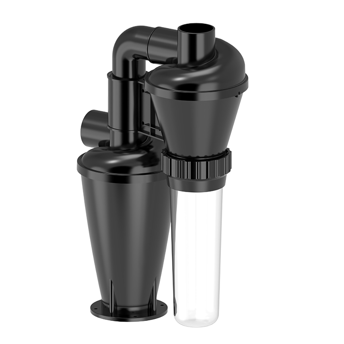 Doppelfiltrations-Zyklon-Staubsammler, 50 mm/2 Zoll, DIY-Turbolader-Holzbearbeitungsfilter, industrieller Separator, Sammlerkanister