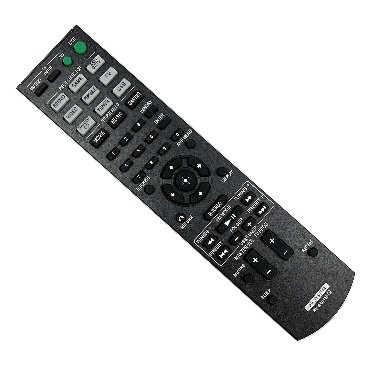 Rm-aau 135 rmaau 135 fjernbetjening til sony av hjemmebiograf system htm 3 htm 5 htm 7 strkm 3 strkm 5 strkm 7 ht-m3 ht-m5 ht-m7 str