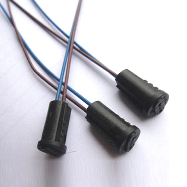 10 stk 20cm 12v 1a stikkontaktholder  g4 keramisk hode ledet halogenlampe pærefot