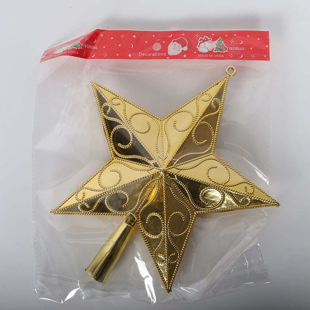 Ster Boom Top Decor Festival 3D Pvc Mooie Glittery