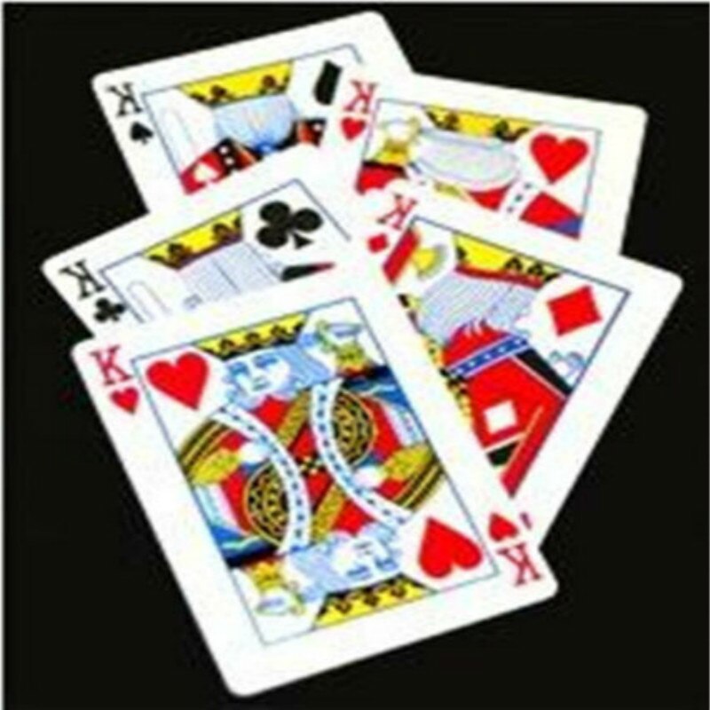 King's Back Behind the King (Original Bycicle) Card Magic Tricks Magic Game Props Illusions Fun Magician Deck Close up Magia