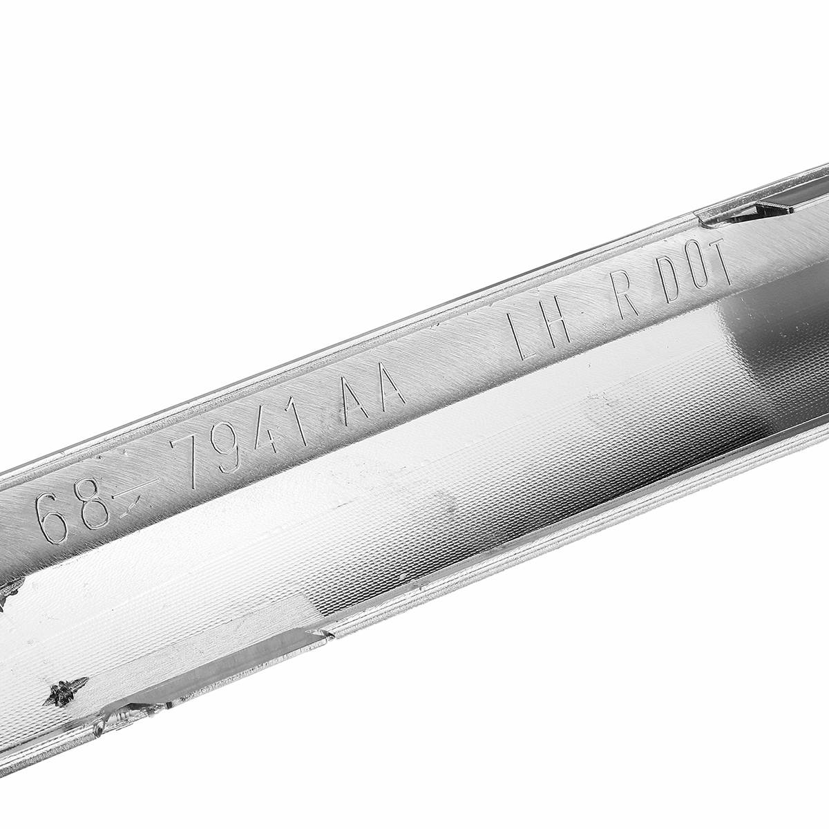 A Pair Chrome Car Front Bumper Splitter Chrome Molding Cover Trim For CHRYSLER 300 SEDAN W/O SRT-8 MODEL