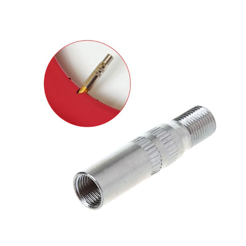 Bicycle Valve Extender For Schrader Valve Replacement Cycling Bike Parts Accessories 38mm Extension Tube