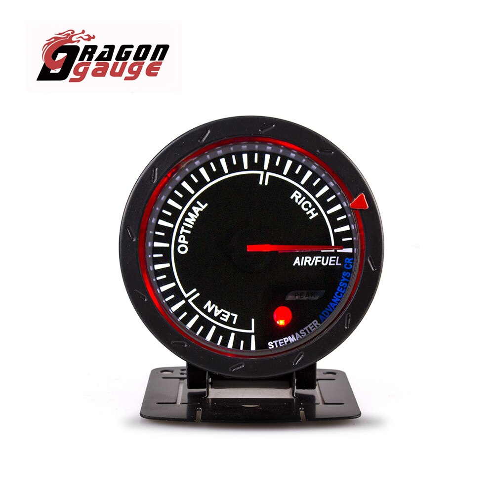 DRAGON GAUGE 60MM Tachometer RPM Water Temp Oil Temp Oil Press Boost Voltmeter Air Fuel Ratio EGT Gauge Car Gauge for 12V Car: Air Fuel Ratio Gauge