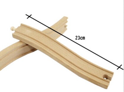 1PCS Miniatur Holz zug Schalter Track gesetzt Runden Plattenspieler Pädagogisches Spielzeug Jungen/Kinder Spielzeug fit Thomas und Brio