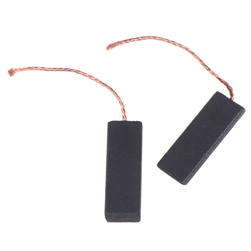 2 stk god sort kulbørste motor 5*13.5*40mm med 70mm længde ledning til vaskemaskine
