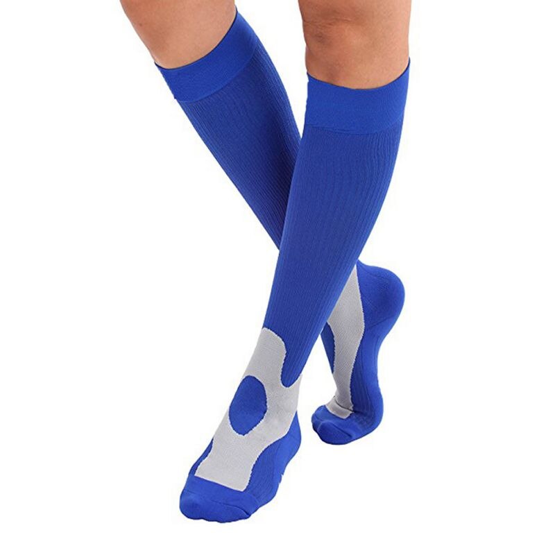 Chaussettes de Compression en cours d'exécution bas 30-40 mmhg hommes femmes chaussettes de sport pour Marathon cyclisme Football