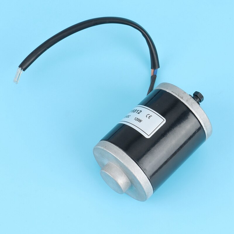 Motor de alta velocidad con piñón para patinete eléctrico, Motor de cepillo pequeño con polea de correa, MY6812, 12V, 120W