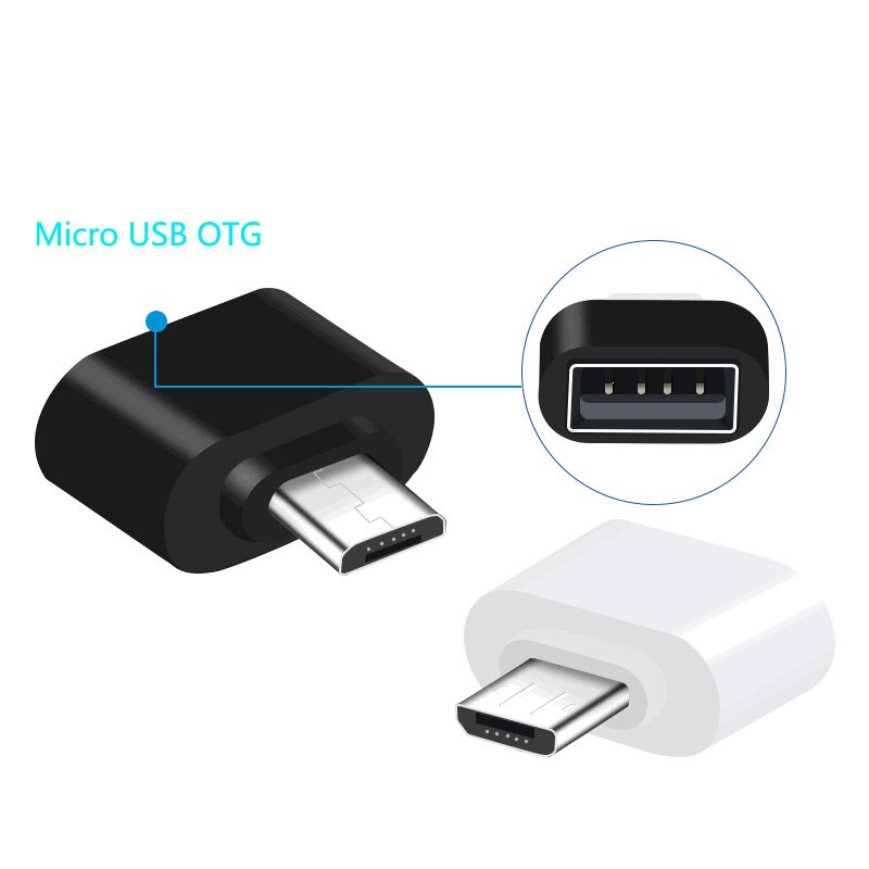 Universal phone adapter & converter mobile OTG connector from Micro USB/USB-C to USB 2.0 for mobile phone using keyboard mouse