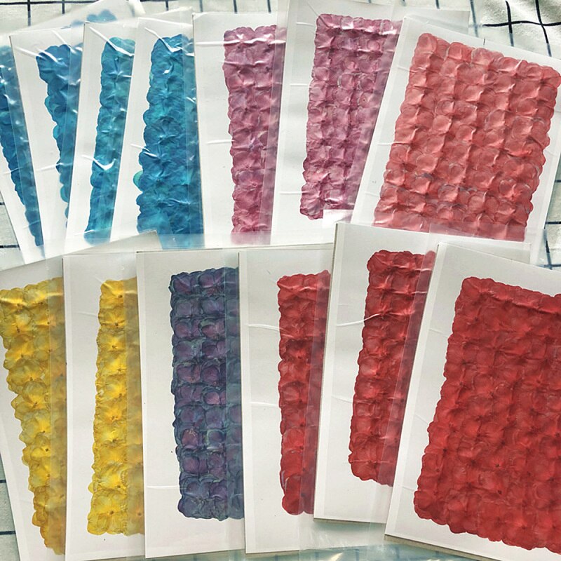 60 stuks/pak hortensia epoxy gedroogde bloemen reliëf plant specimen handgemaakte doe-het-zelf aromatherapie materiaal accessoires