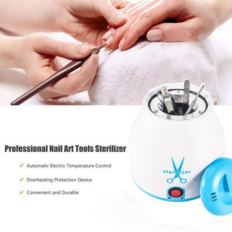 Professionelle Salon Barbier Desinfektion Glas Manikübetreffend Desinfektion Tasse Friseur Werkzeuge EU Stecker