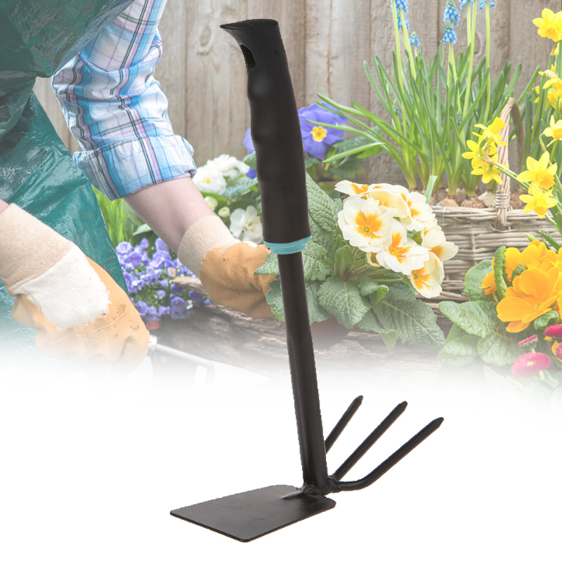 Lawn Garden Tools Digging Weeding Planting Gardening Shovel Plant 2-Purpose Hoe MYDING