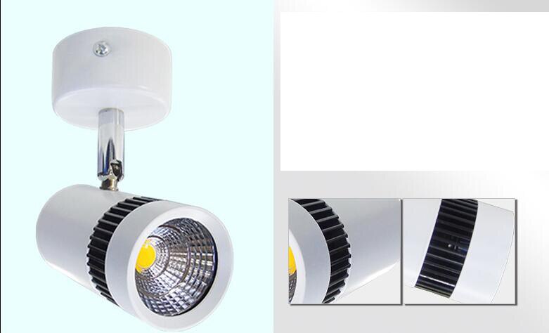 3 W 7 W 12 W Surface monté LED lumière de piste COB lampe boutique fenêtre fond mur vêtements magasin Spot éclairage 3 pièces