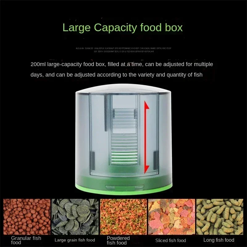 Comedero automático para pecera, temporizador inteligente, alimentador de tortugas, acuario, pecera dorada, gran capacidad