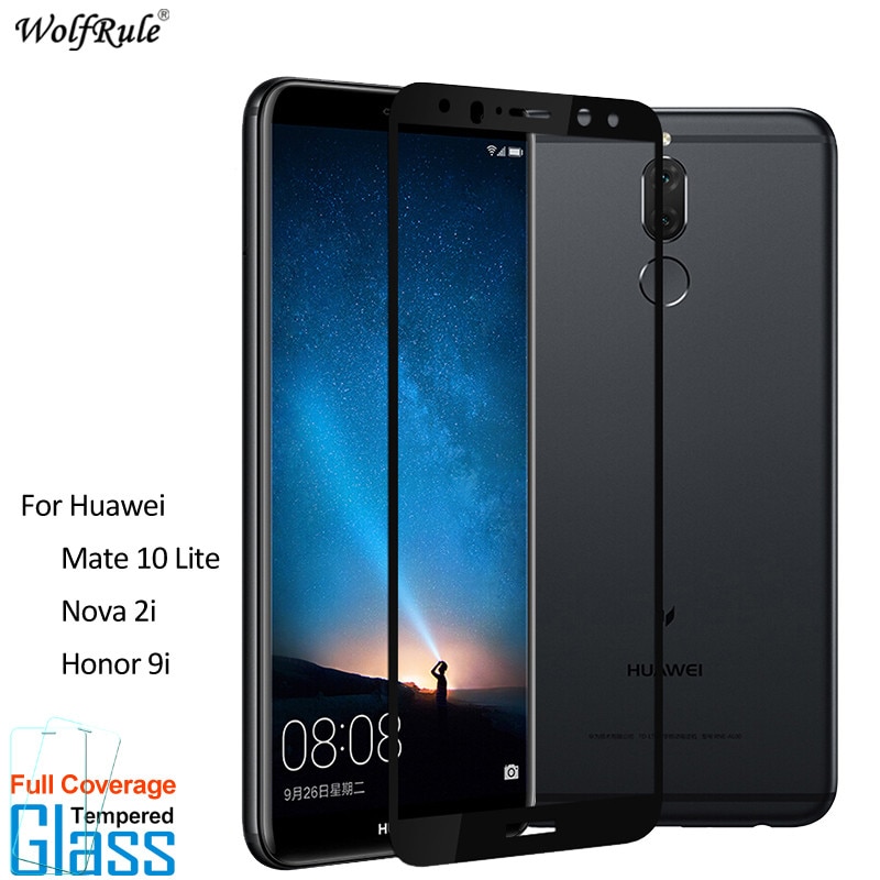 2 pièces pour Huawei Mate 10 Lite verre Nova 2i protecteur d'écran verre trempé pour Huawei Nova 2i verre Film de protection complet pour téléphone