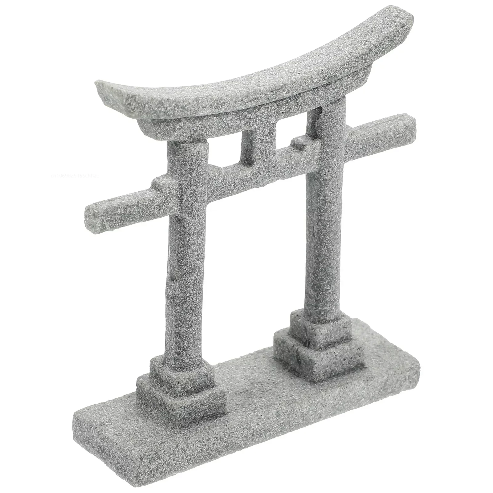S/L Aquarium Decor Japanse Torii Poort Miniatuur Ornament Aquarium Tuin Heiligdom Shinto Landschap Zandsteen Micro Decoratie