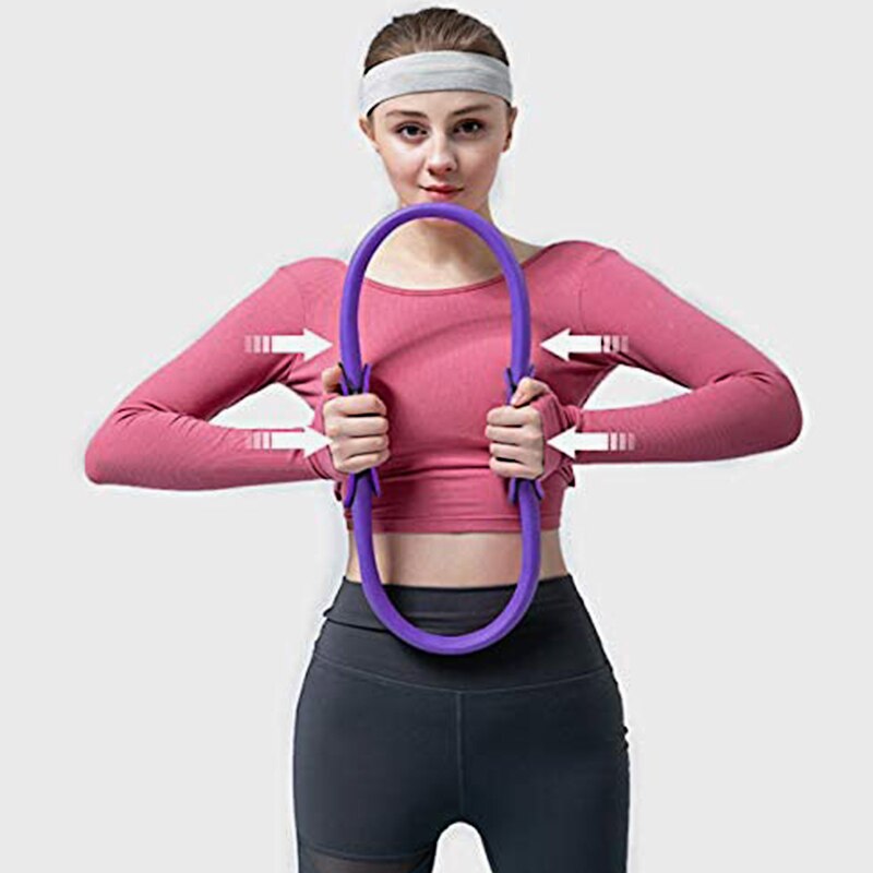 Pilates Ring Magic Fitness Circle - Exercise Resistance Equipment for Toning &amp; Sculpting Inner Outer Thighs Abs and Legs