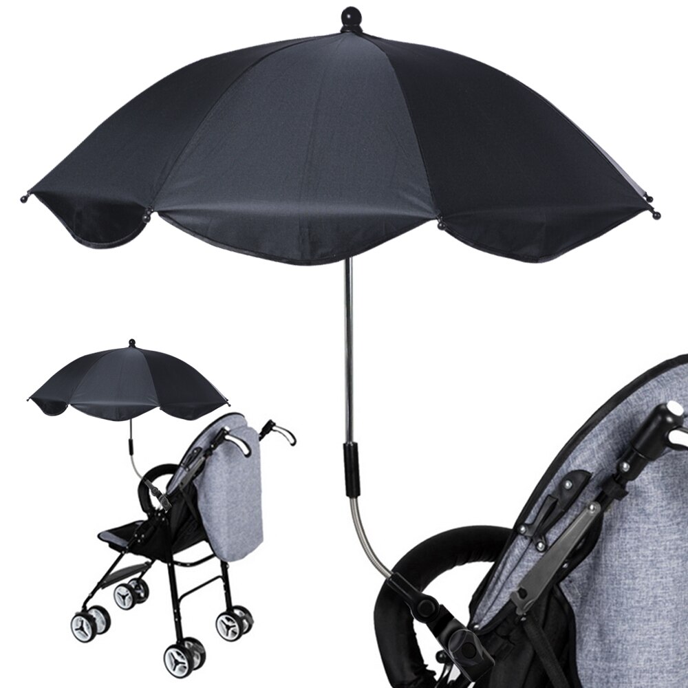 Justerbare foldbare børn baby parasol parasol klapvogn skygge baldakin covers barnevogn tilbehør solbeskyttelse paraply: E