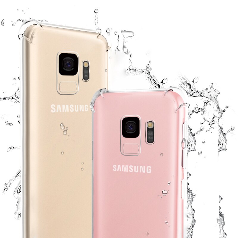 Soft TPU Clear Silicone Case For Samsung Galaxy J3 J5 J7 J4 J6 J8 A6 A8 Plus A7 A6S A9S Note 9 Bag Cover Coque Fundas