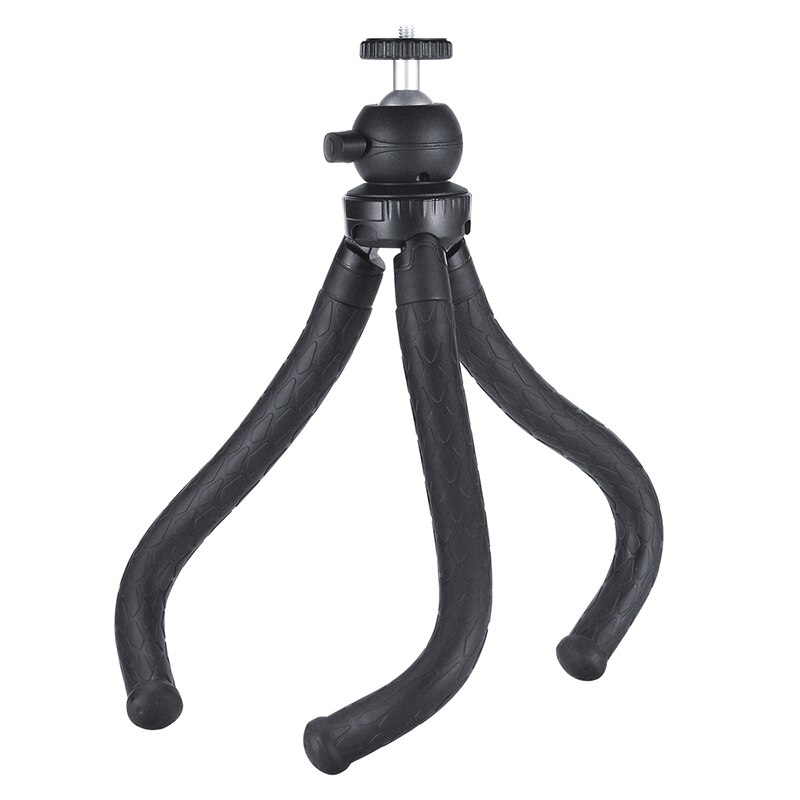 Travel Outdoor Octopus Tripod Mini Bracket Stand Flexible Tripod with Ballhead Phone Mount for Smartphone DSLR Camera Gopro