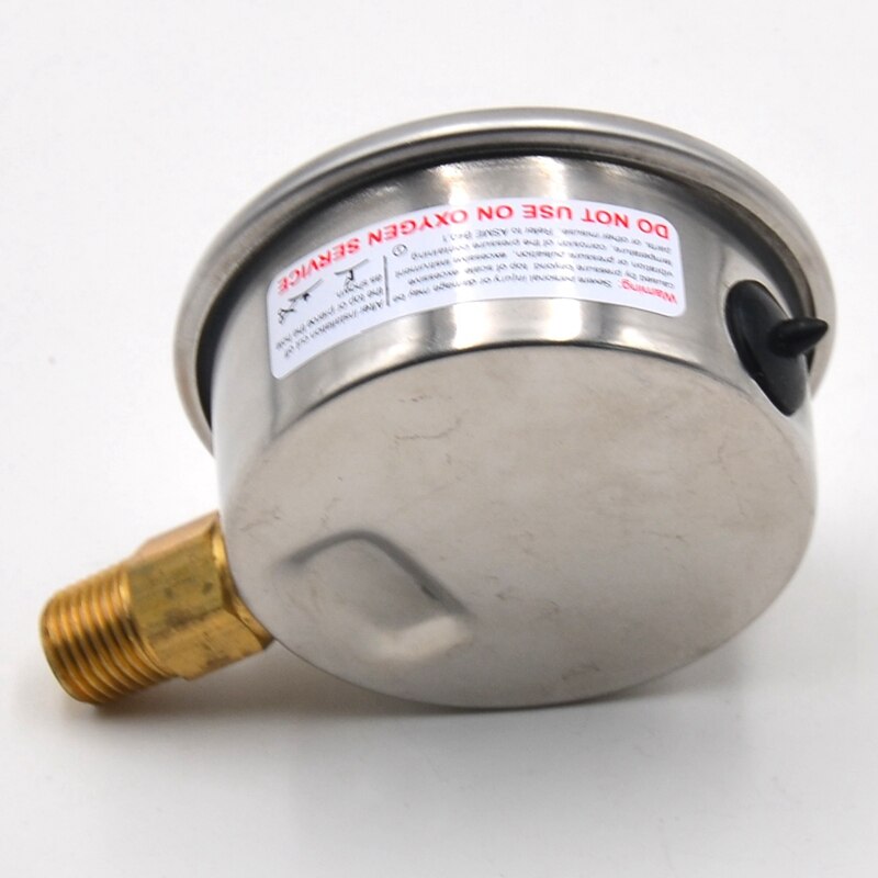 1/4 NPT Automotive Oil Pressure Gauge Instrument Hydraulic Meter Gauge 0-3500 PSI