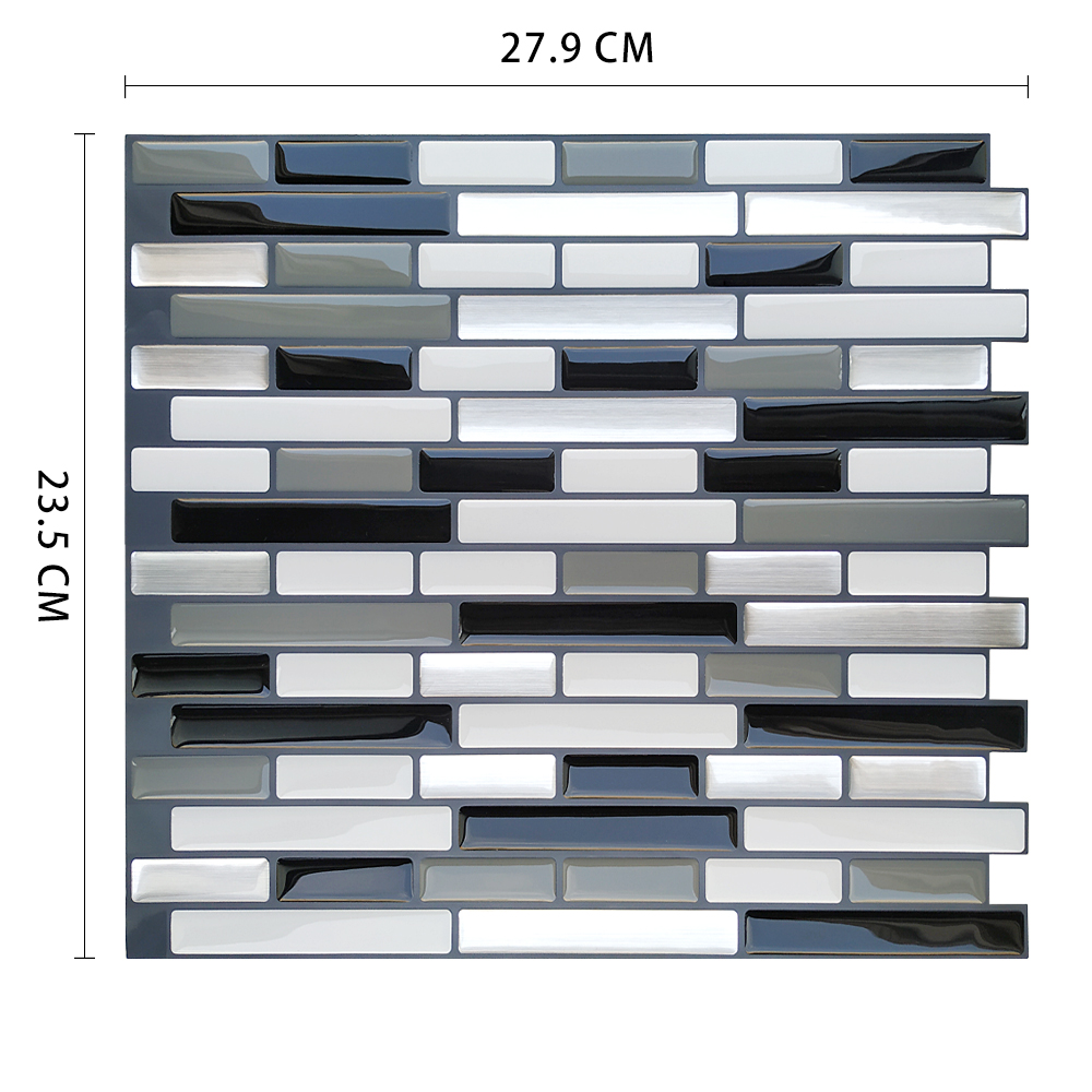 Autocollants en mosaïque vinyle | Écorce et bâton, Backsplash adhésif, bricolage, cuisine, salle de bains, maison murale, carrelage mosaïque: MSOB-134