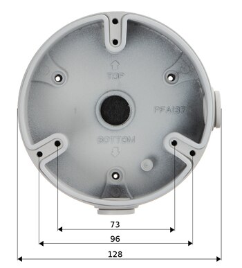 dahua Waterproof Junction Box PFA137 for DH Camera IPC-HDBW4433R-AS & IPC-HDBW4633R-ZS CCTV Mini Dome Camera DH-PFA 137