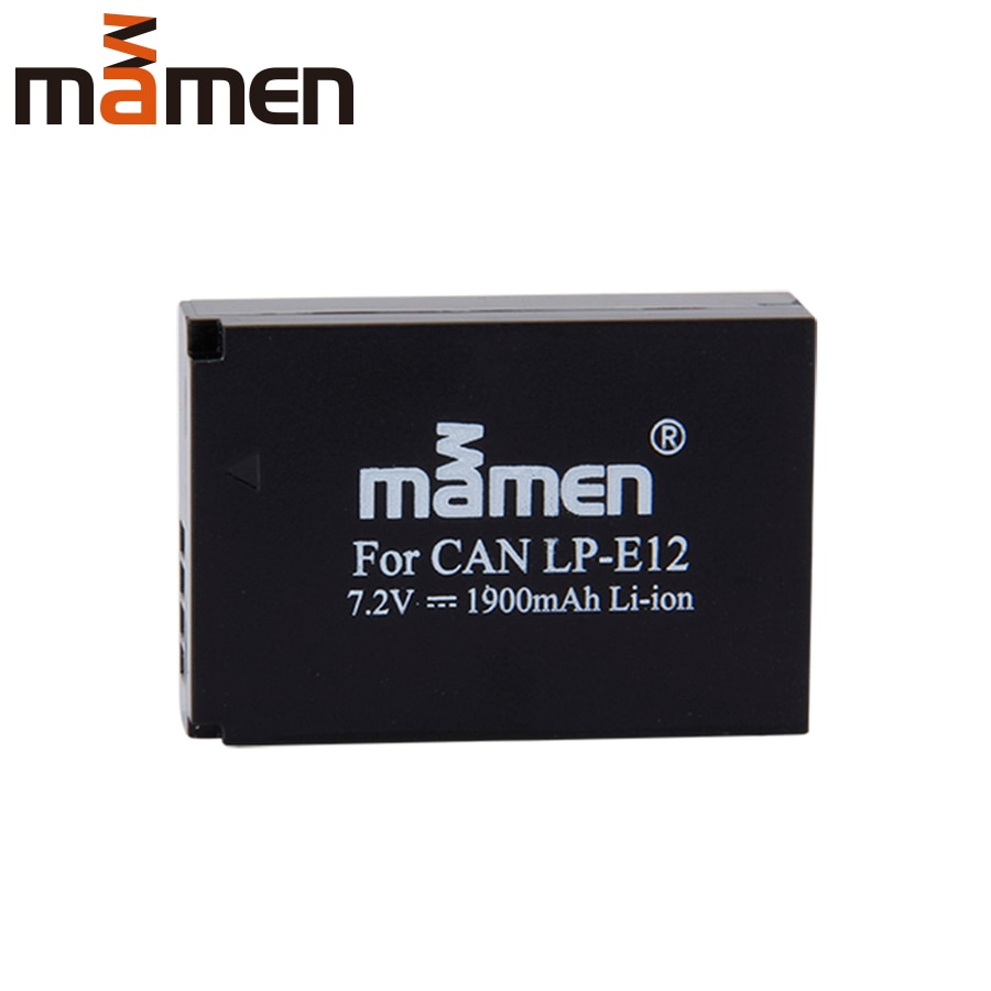 Mamen LP E12 LP-E12 LPE12 Camera Batterij Voor Canon EOS M2 M10 M50 M100 100D Rebel SL1 Kus X7 Lithium batterij Vervanging