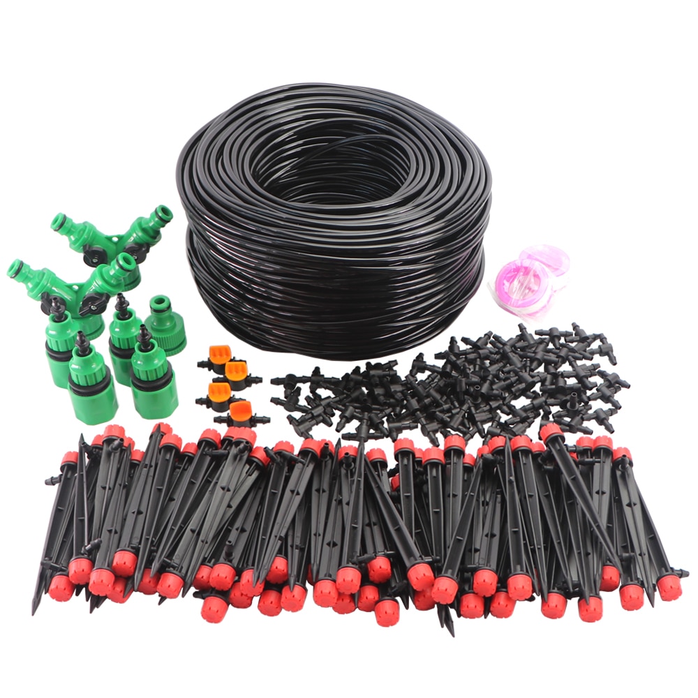 1/4 "schlauch Tropf Bewässerung System 360 Grad Einstellbar 8 See Sprinkler Bausatz Garten Bewässerung Einsetzen Boden Mikro fließen Tropf