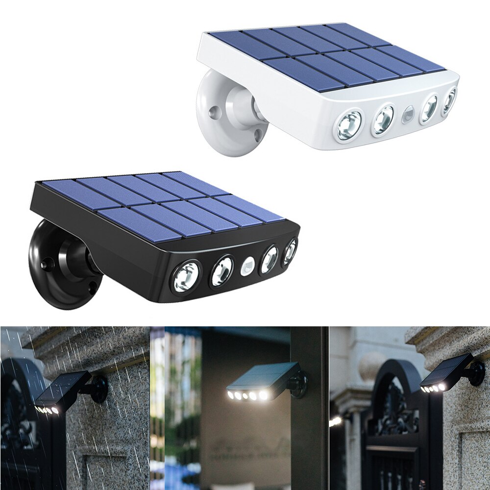 LED Solor Light Outdoor Wall Light 3 Modes Lighting Motion Sensor Patio Yard Garden Solar Lights IP65 Waterproof Street Lights