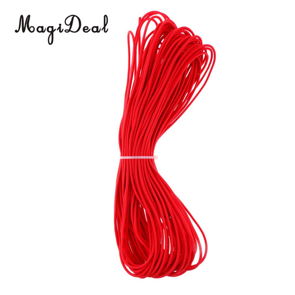 MagiDeal 3mm Elastic Bungee Cord Marine Grade Shock Rope Stretch Band Tie Down Kayak Boat Tent Poles Tarpaulin - Various Length