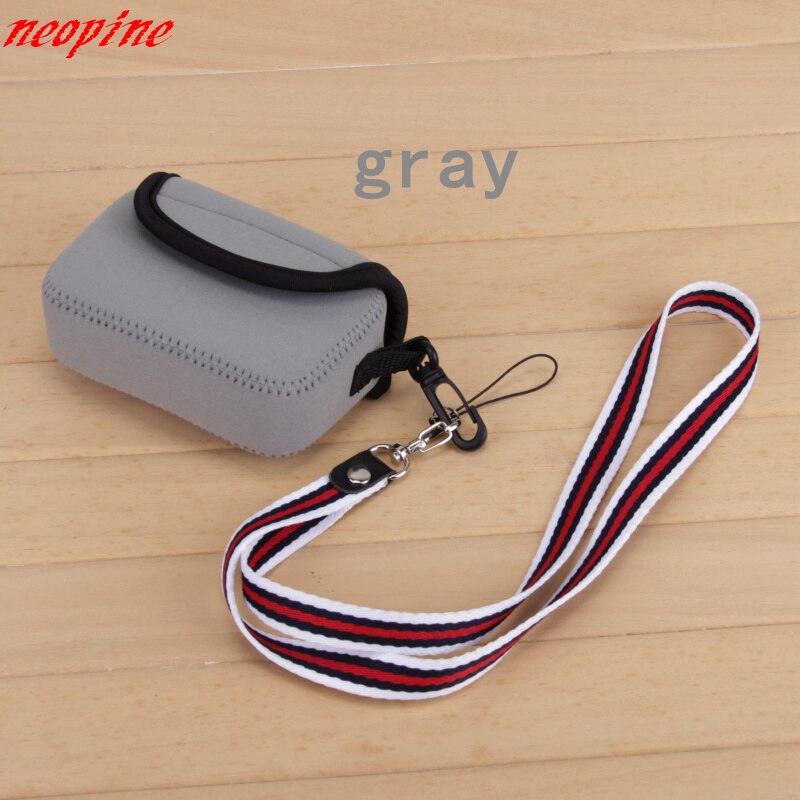 Bolsa de cámara para Nikon Coolpix A A1000 A900 S9900S W150 W100, funda de cámara suave, multifunción, impermeable, portátil: Gris claro