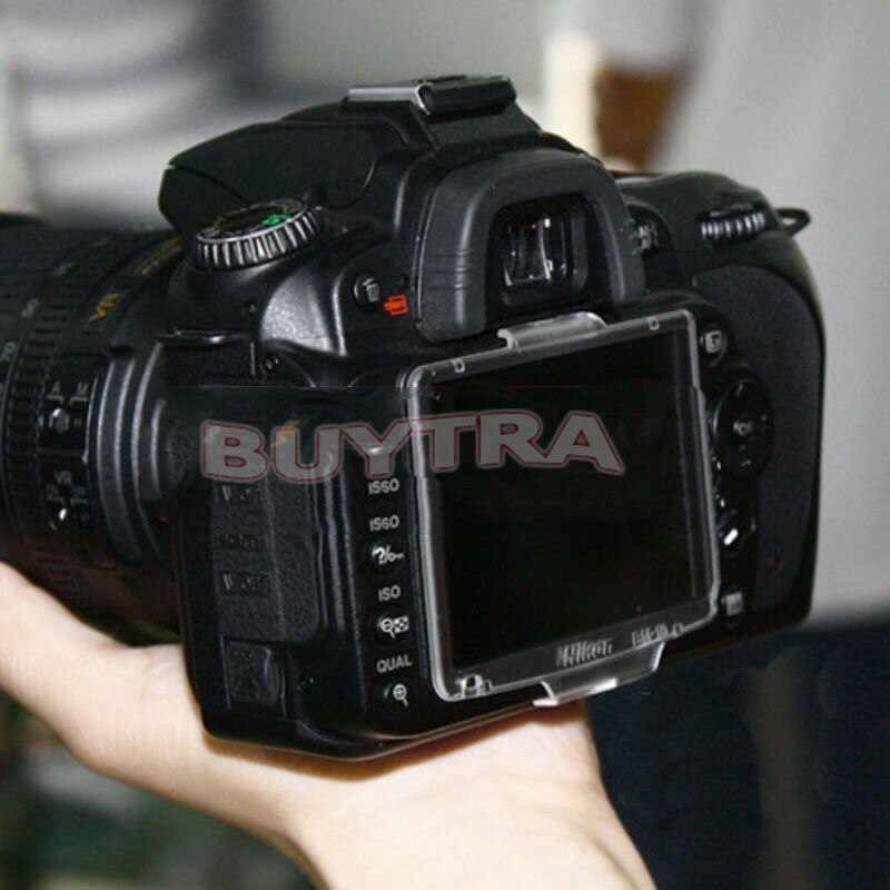 1PC caméra en plastique dur LCD couverture écran protecteur pour Nikon D90 BM-10 caméra écran housse de protection