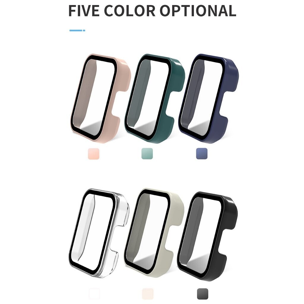 Szklane etui 9D + pasek do zegarka Redmi Watch 2 Lite PC Hard Cover Screen Protector Watchband Bransoletka do zegarka Redmi Watch2 Lite Akcesoria