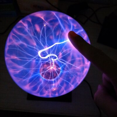 Elektrostatische bal inductie gloeiende bal plasmabal 5-8 inch rode en blauwe bal wetenschapsmuseum tentoonstellingsbal bliksembal: Type 3