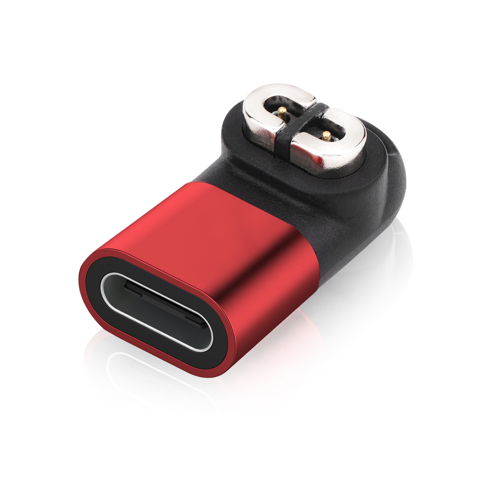 Adaptador de cargador de reloj Micro tipo C con curva de 90 grados para AfterShokz Aeropex AS800/AS803, convertidor de carga de reloj: Black Yellow