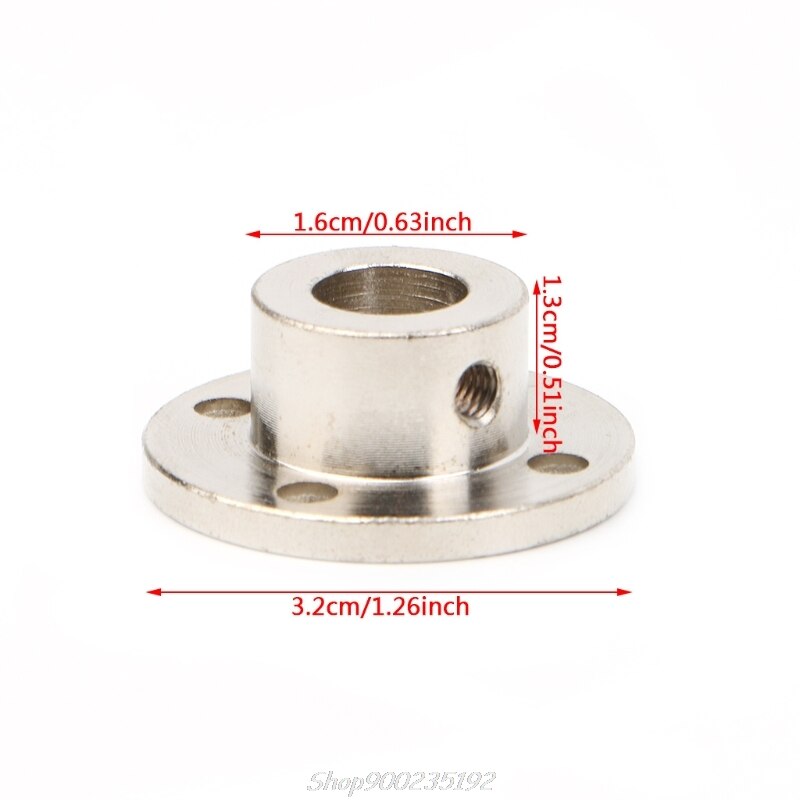 Stiv flangekobling motorstyreakselkoblingsmotorstik 3/4/5/6/7/8/10mm jy22 20