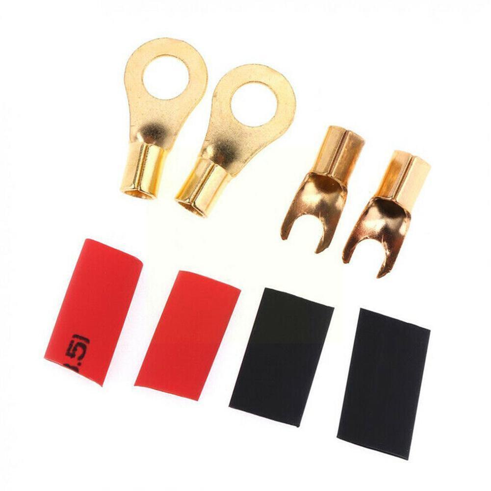 60 AMP Fuse Holder 8GA Power Cable Subwoofer Speaker Amplifier Installation Car Power Cable Wires RCA Wiring Wire Audio Kit