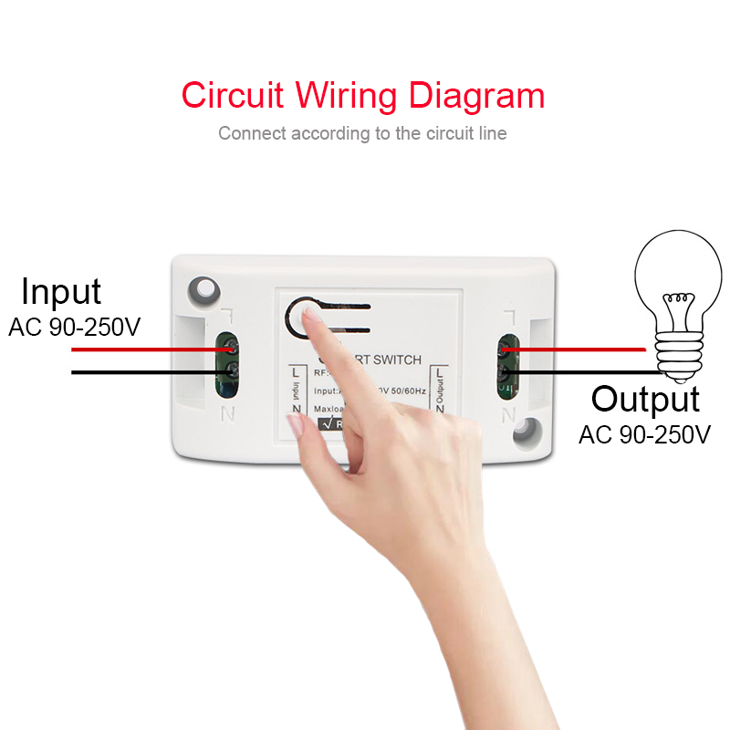 GERMA-mando a distancia inalámbrico AC 220V, receptor 86, Panel de pared, transmisor remoto, luces de techo para salón, dormitorio, lámparas de pared TX