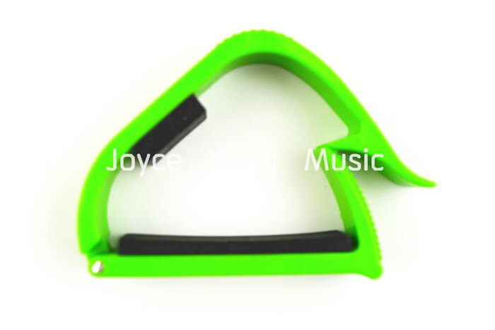 Alice A007E-C, pinza de plástico colorida para guitarra Capo, trinquete para guitarra clásica, ,: green