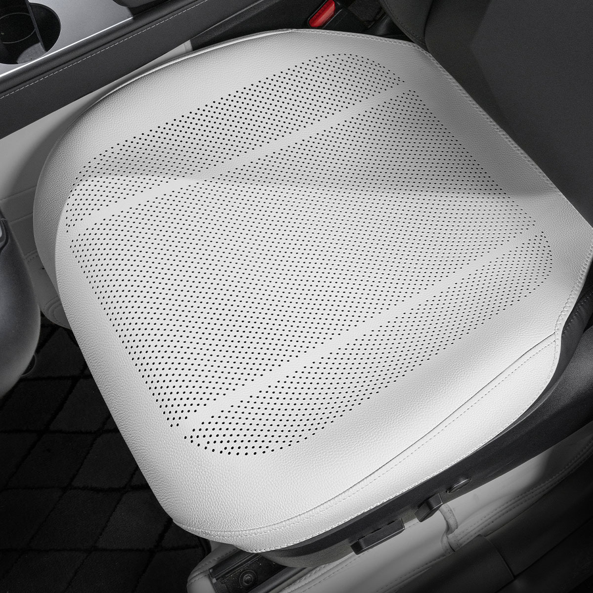 cojín de asiento de coche mejorado, cojín fresco de verano con ventilación, cojín de asiento Universal para las cuatro estaciones, cojín cómodo completamente incluido: Oro