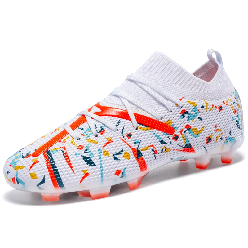Fußballschuhe für Herren, Kunstrasen, TF/AG, Fußballschuhe, Rasen, Feldtraining, freundlicher, Original-Fußballschuhe für freundlicher, Größe 35–45: Schwarz / 40