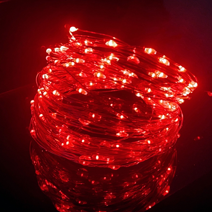 1M 2M 10M 20M 30M Kupferdraht LED Lichterketten Beleuchtung Fee Girlande für Weihnachtsbaum Hochzeit Party Dekoration: Warmes Weiß / 300w