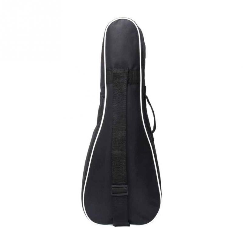 21/23/26 Inch Zipper Shockproof With Handle Adjustable Strap Pockets Ukulele Bag Black Backpack Case Padded Oxford Cloth Storage